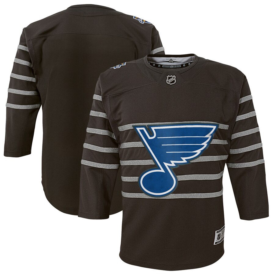 Youth St. Louis Blues Gray 2020 NHL All-Star Game Premier Jersey->youth nhl jersey->Youth Jersey